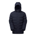 Navy - Front - 2786 Mens Longline Padded Jacket