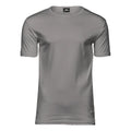 Stone - Front - Tee Jays Mens Interlock T-Shirt