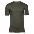 Deep Green - Front - Tee Jays Mens Interlock T-Shirt