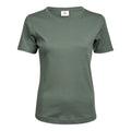 Leaf Green - Front - Tee Jays Womens-Ladies Interlock T-Shirt