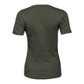 Deep Green - Back - Tee Jays Womens-Ladies Interlock T-Shirt