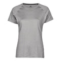 Grey Melange - Front - Tee Jays Womens-Ladies CoolDry T-Shirt