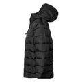 Black - Side - Tee Jays Womens-Ladies Lite Hooded Padded Jacket