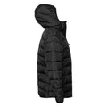 Black - Lifestyle - Tee Jays Womens-Ladies Lite Hooded Padded Jacket