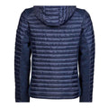 Navy-Navy Melange - Back - Tee Jays Womens-Ladies Padded Jacket