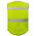 Yellow - Back - Yoko Unisex Adult Hi-Vis Vest
