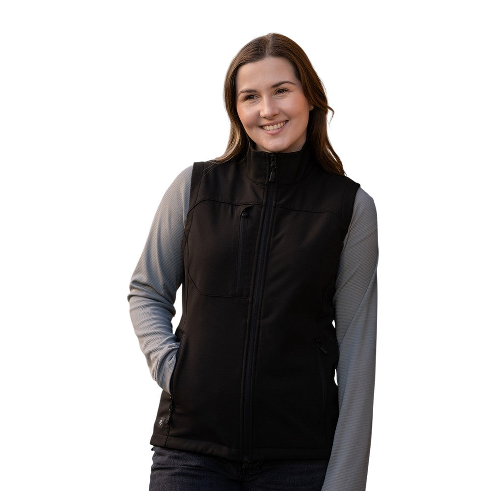Black - Lifestyle - Stormtech Womens-Ladies Gilet