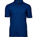 Indigo Blue - Front - Tee Jays Mens Luxury Stretch Polo Shirt