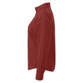 Burgundy - Lifestyle - Premier Womens-Ladies Poplin Long-Sleeved Blouse