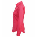 Hot Pink - Lifestyle - Premier Womens-Ladies Poplin Long-Sleeved Blouse