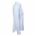 Light Blue - Side - Premier Womens-Ladies Poplin Long-Sleeved Blouse