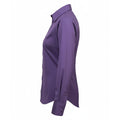 Purple - Lifestyle - Premier Womens-Ladies Poplin Long-Sleeved Blouse