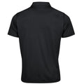 Black - Back - Tee Jays Mens Luxury Sport Polo Shirt