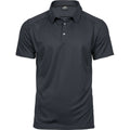 Dark Grey - Front - Tee Jays Mens Luxury Sport Polo Shirt