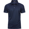 Navy - Front - Tee Jays Mens Luxury Sport Polo Shirt