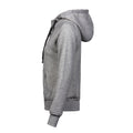 Grey Heather - Side - Tee Jays Womens-Ladies Fashion Full Zip Hoodie