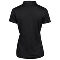Black - Back - Tee Jays Womens-Ladies Luxury Sport Polo Shirt