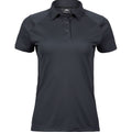 Dark Grey - Front - Tee Jays Womens-Ladies Luxury Sport Polo Shirt
