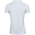White - Back - Tee Jays Womens-Ladies Luxury Stretch Polo Shirt