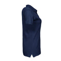 Navy - Side - Tee Jays Womens-Ladies Heavy Polo Shirt