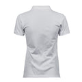 White - Back - Tee Jays Womens-Ladies Heavy Polo Shirt
