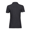 Dark Grey - Back - Tee Jays Womens-Ladies Heavy Polo Shirt