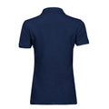 Navy - Back - Tee Jays Womens-Ladies Heavy Polo Shirt