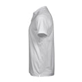 White - Lifestyle - Tee Jays Mens Luxury Stretch V Neck Polo Shirt