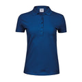 Indigo Blue - Front - Tee Jays Womens-Ladies Luxury Stretch Polo Shirt