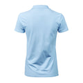 Light Blue - Back - Tee Jays Womens-Ladies Luxury Stretch Polo Shirt