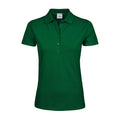 Forest Green - Front - Tee Jays Womens-Ladies Luxury Stretch Polo Shirt