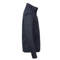 Navy Melange - Side - Tee Jays Mens Outdoor Fleece Jacket