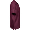 Wine - Side - Tee Jays Mens Luxury Stretch Polo Shirt