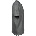 Powder Grey - Side - Tee Jays Mens Luxury Stretch Polo Shirt