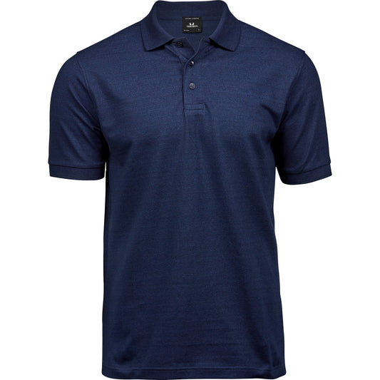 Denim - Front - Tee Jays Mens Luxury Stretch Polo Shirt