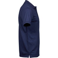 Denim - Side - Tee Jays Mens Luxury Stretch Polo Shirt