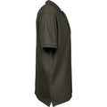 Dark Olive - Side - Tee Jays Mens Luxury Stretch Polo Shirt