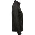 Black - Side - Tee Jays Womens-Ladies Fleece Outdoor Jacket