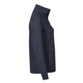 Navy Melange - Side - Tee Jays Womens-Ladies Fleece Outdoor Jacket