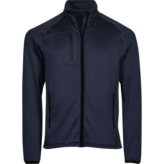 Navy - Front - Tee Jays Mens Stretch Fleece Jacket