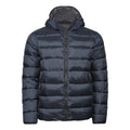 Navy - Front - Tee Jays Mens Lite Hooded Jacket