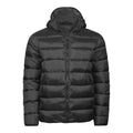Black - Front - Tee Jays Mens Lite Hooded Jacket