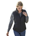 Black - Lifestyle - Tee Jays Womens-Ladies Crossover Gilet