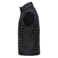 Black - Side - Tee Jays Mens Crossover Gilet