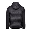 Black - Back - Tee Jays Mens Crossover Jacket