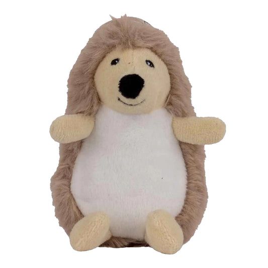 Light Brown-White - Front - Mumbles Hedgehog Keyring