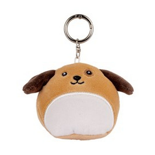 Light Brown - Front - Mumbles Dog Keyring