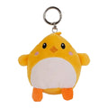Yellow-White - Front - Mumbles Chick Keyring