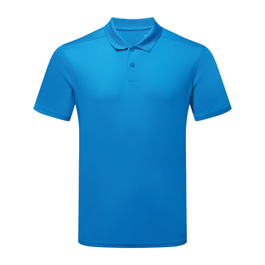 Sapphire - Front - TriDri Mens Ion-Charge Panelled Polo Shirt
