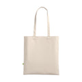 Natural - Back - Nutshell Natural Canvas Long Handle 10L Tote Bag